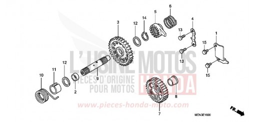 AXE DE KICKSTARTER CRF450RB de 2011